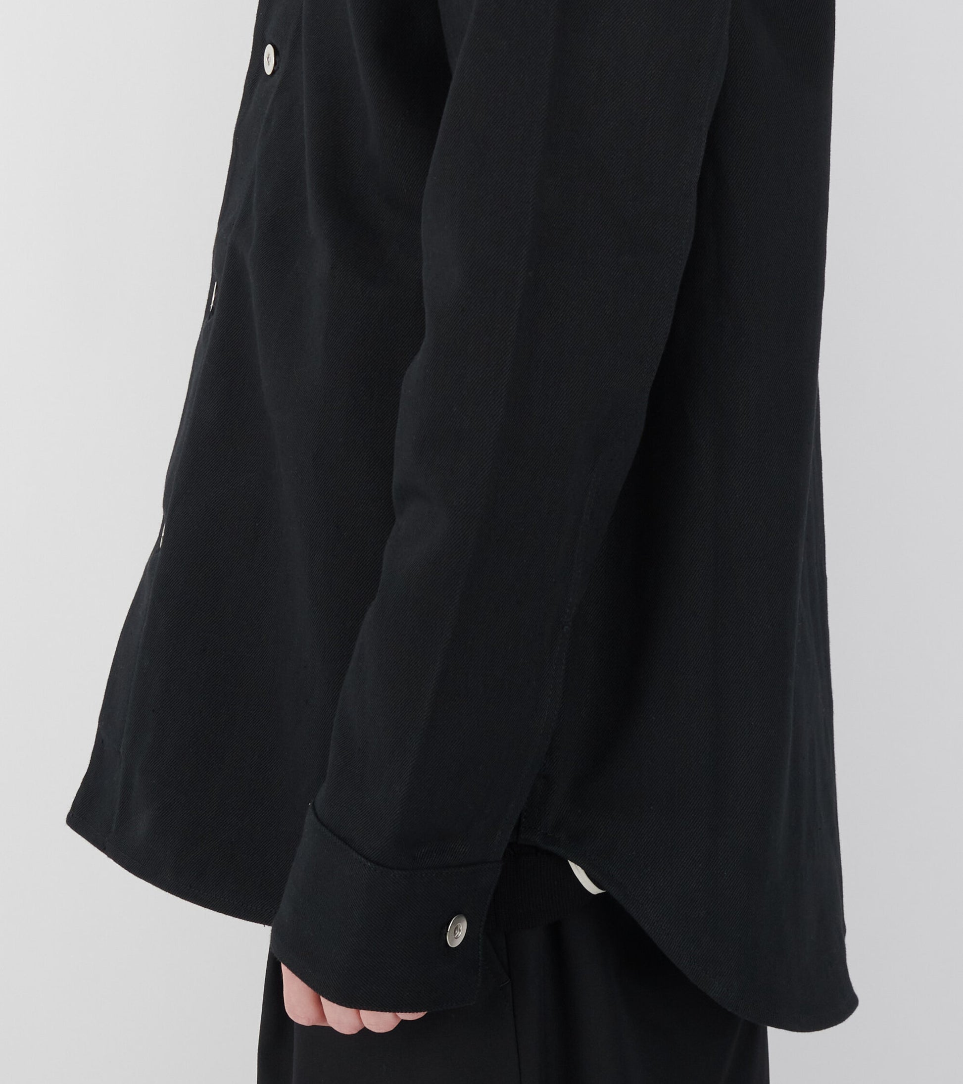 New Denim Washed Shirt Black