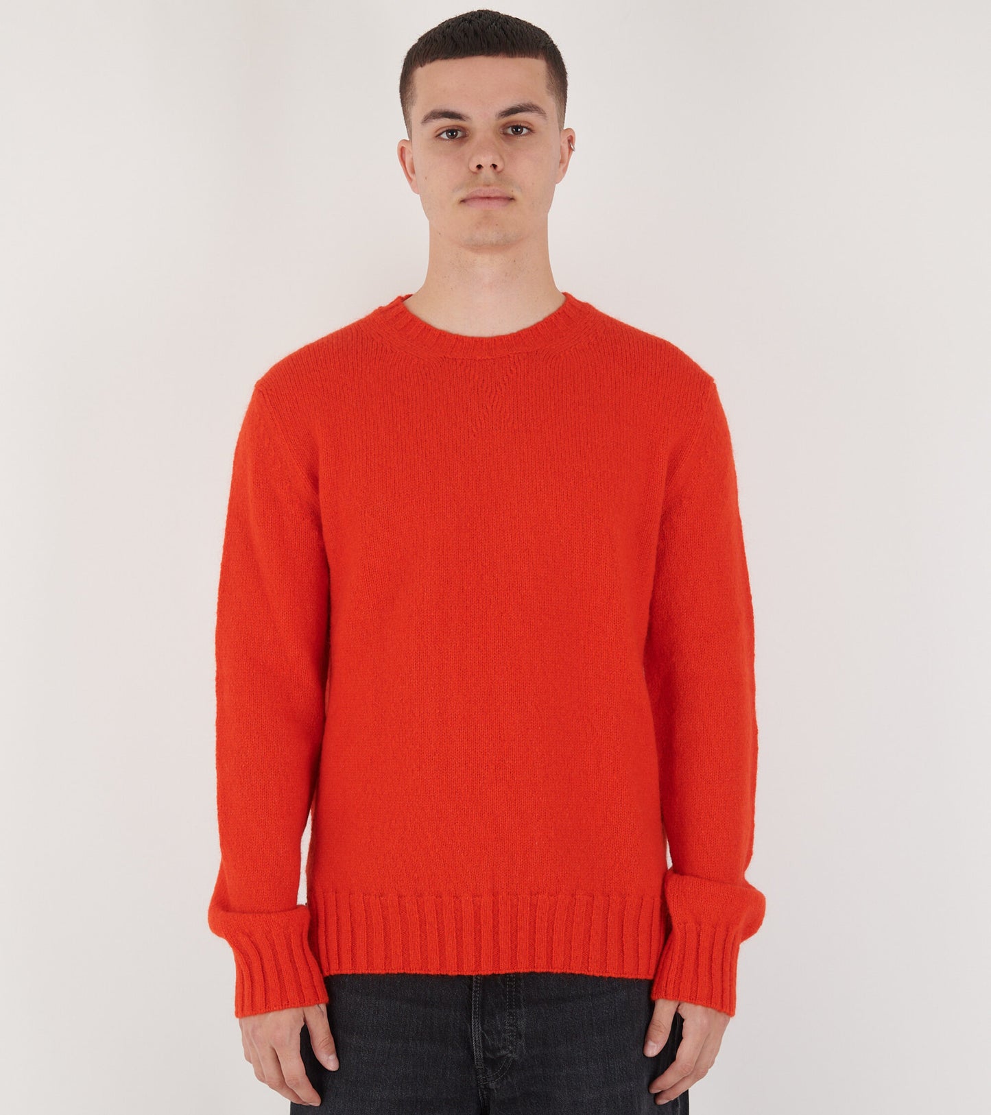 Lightweight Mohair Wool Knit Poppy