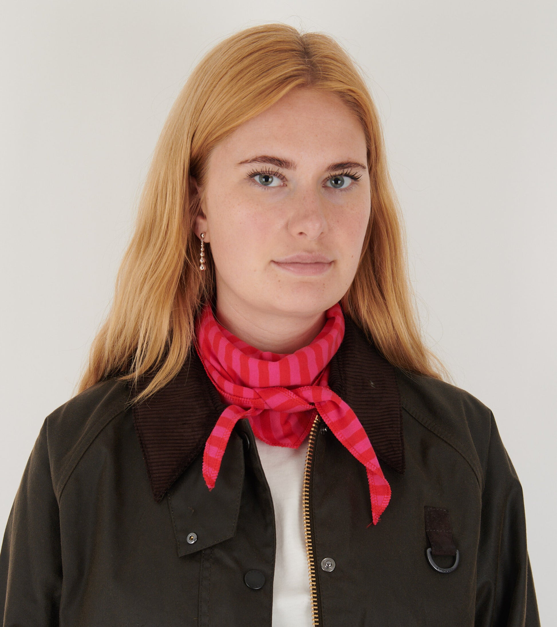 Scarf Triangle Red/Pink