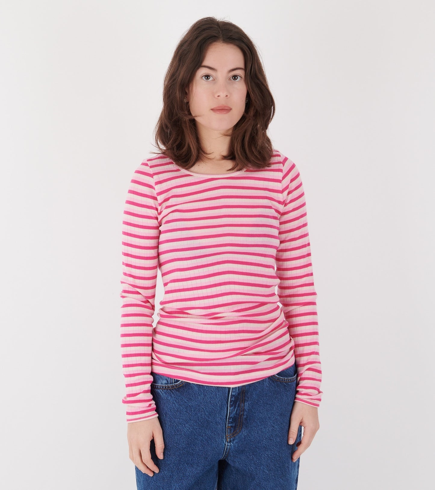 X Hansens Is 101 Rib Pink/Chock/Strawberry