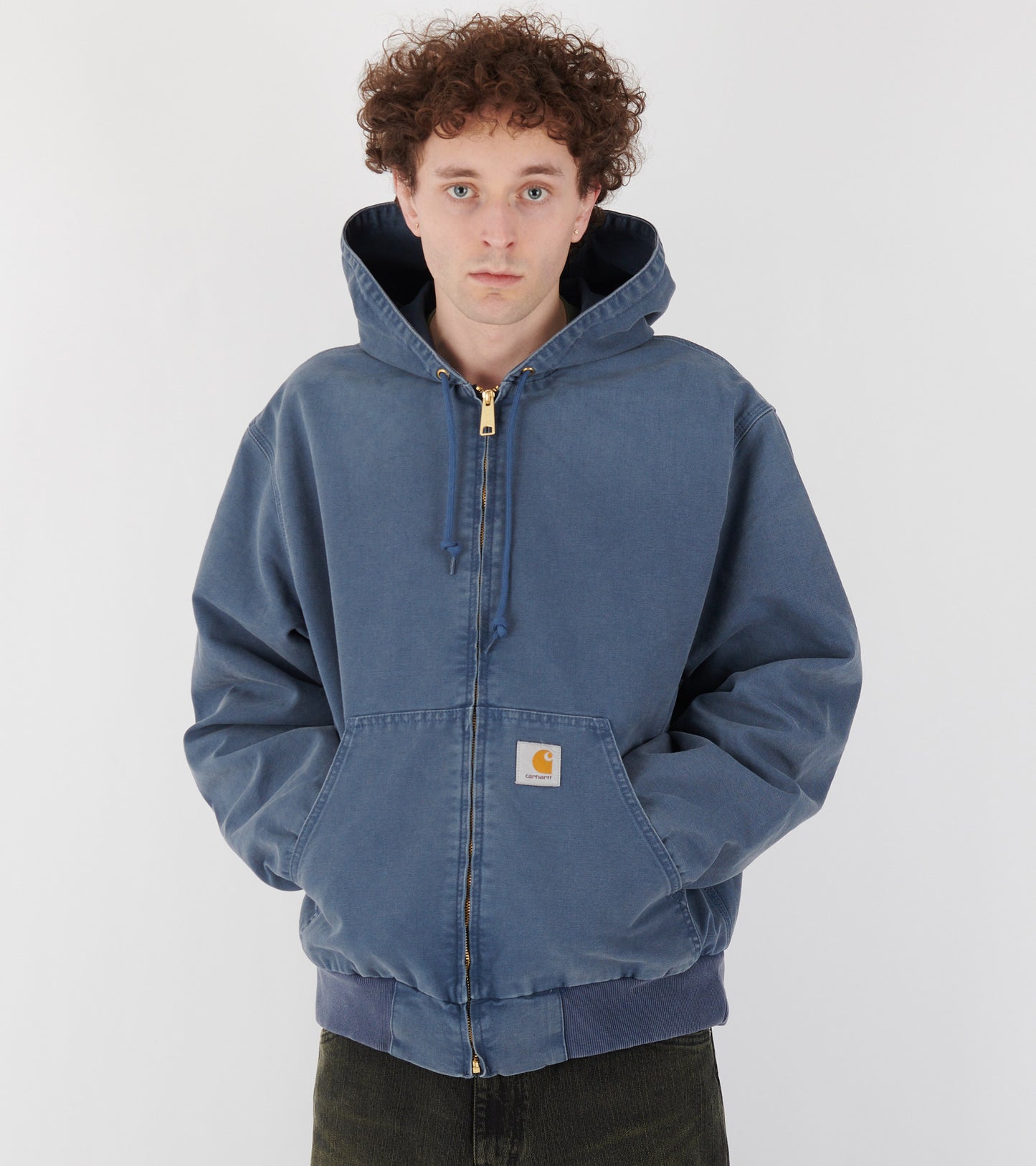 OG Active Jacket Stone Canvas Dusky Blue