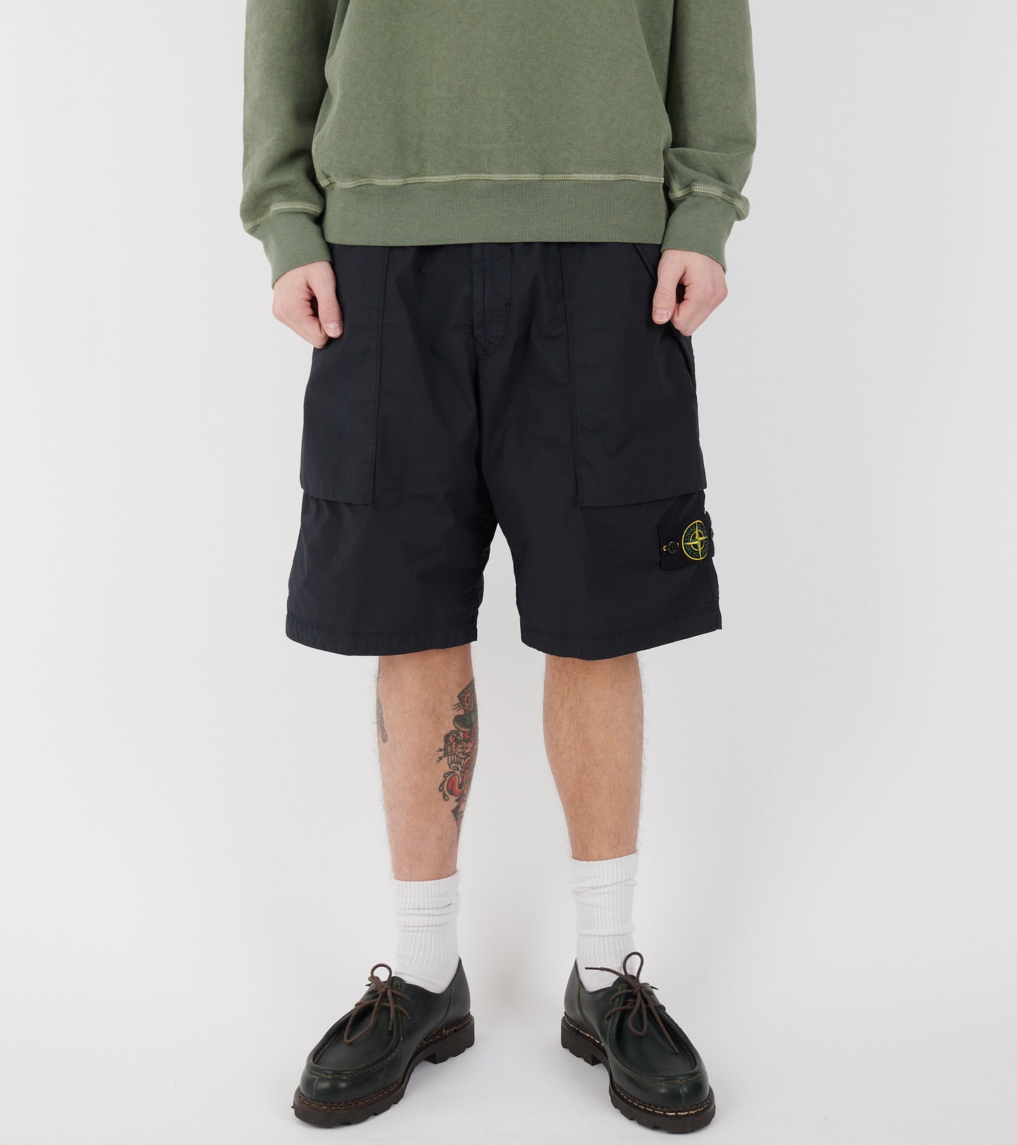 Patch Shorts Dark Navy