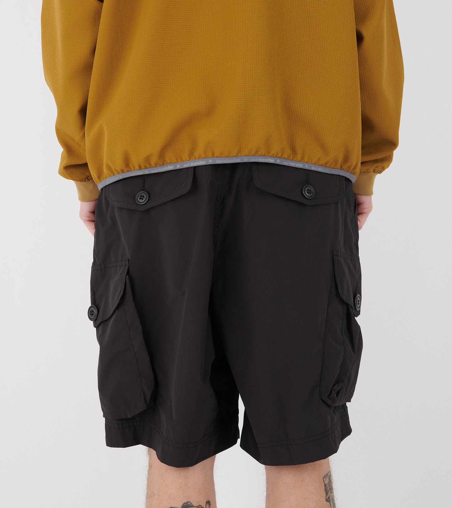 Oversized Cargo Shorts Black