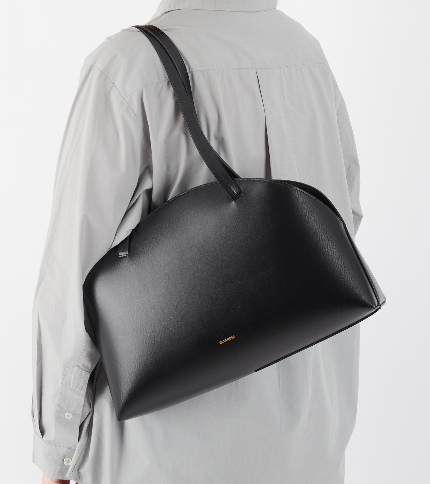 Curve Shoulder Medium Bag Black