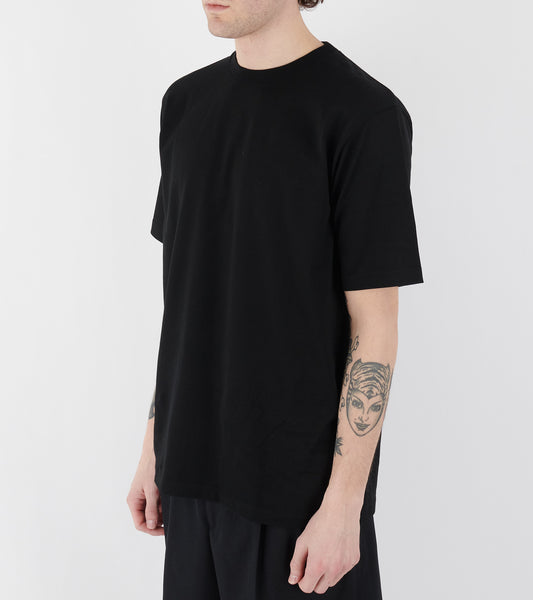 Luster Plaiting Tee Black