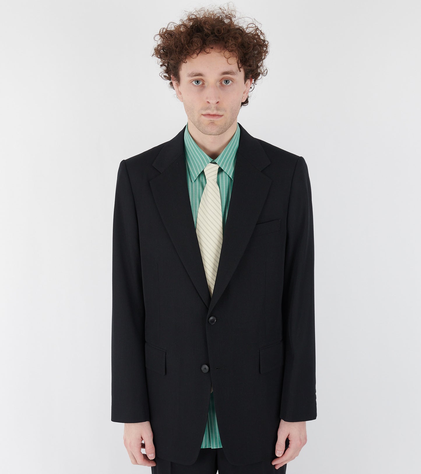 Light Wool Max Gabardine Jacket Black