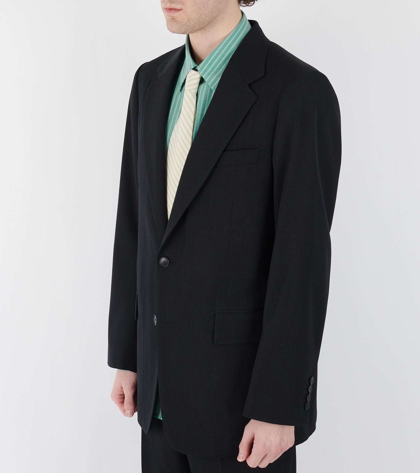 Light Wool Max Gabardine Jacket Black