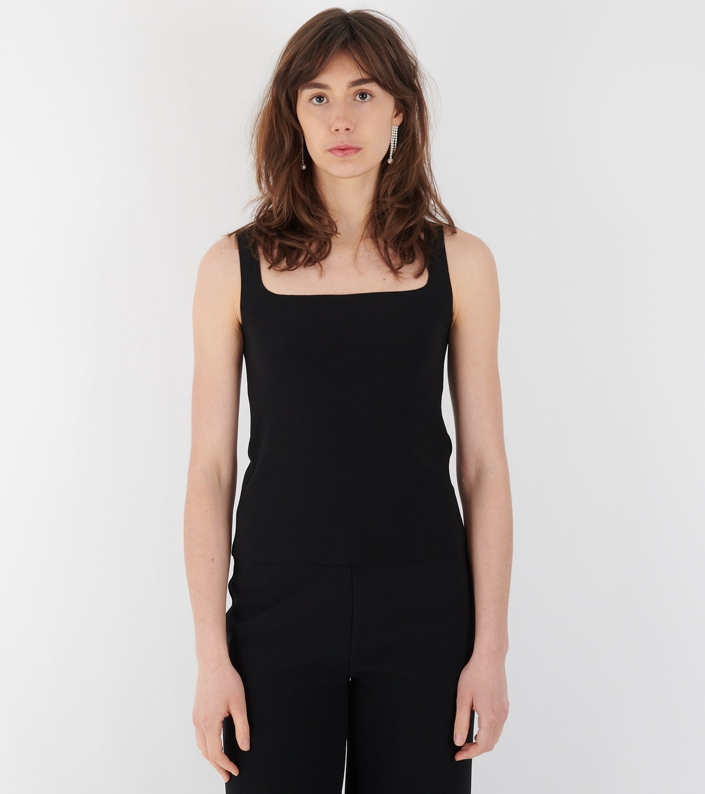 Lay2 Sleeve Top Black
