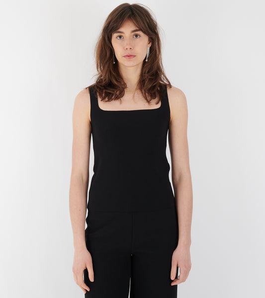 Lay2 Sleeve Top Black