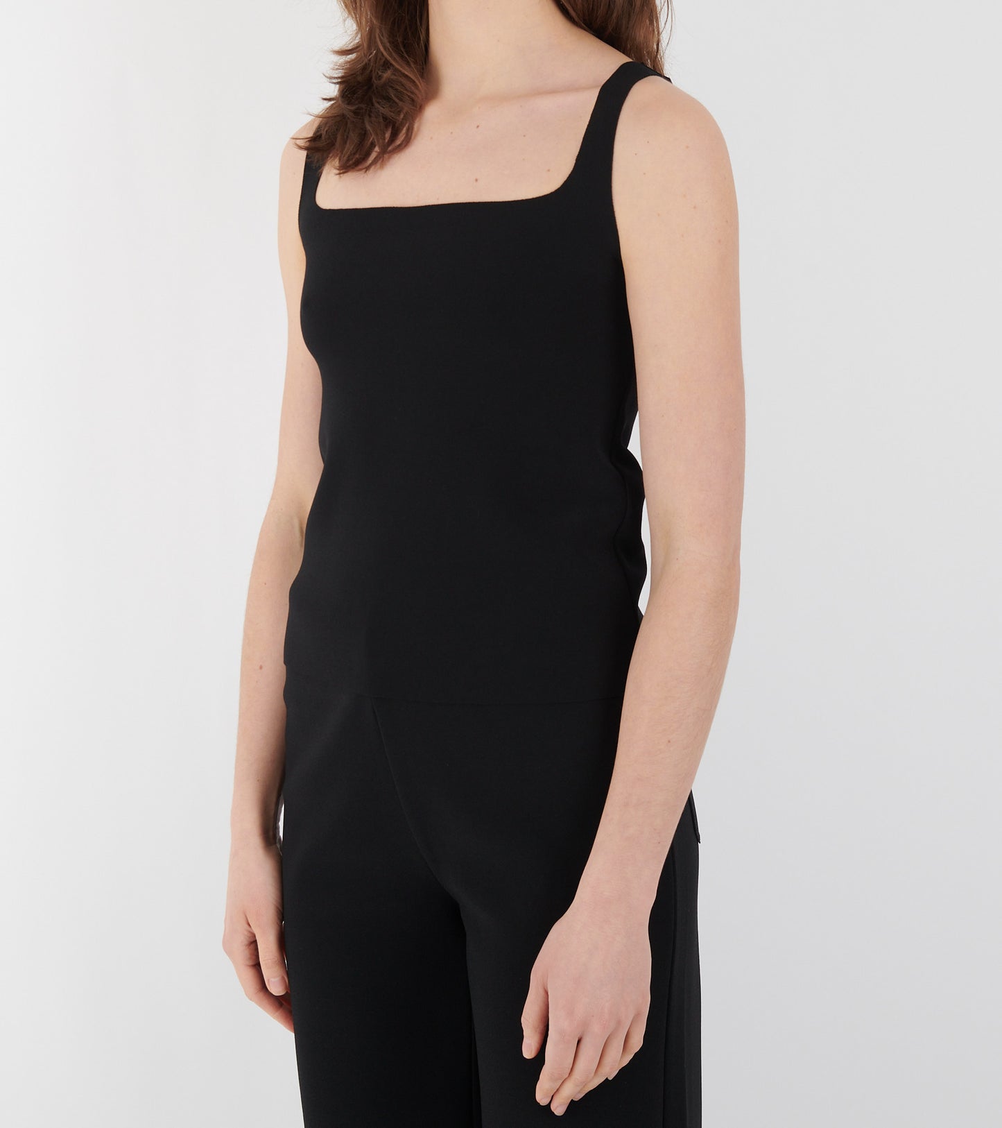 Lay2 Sleeve Top Black