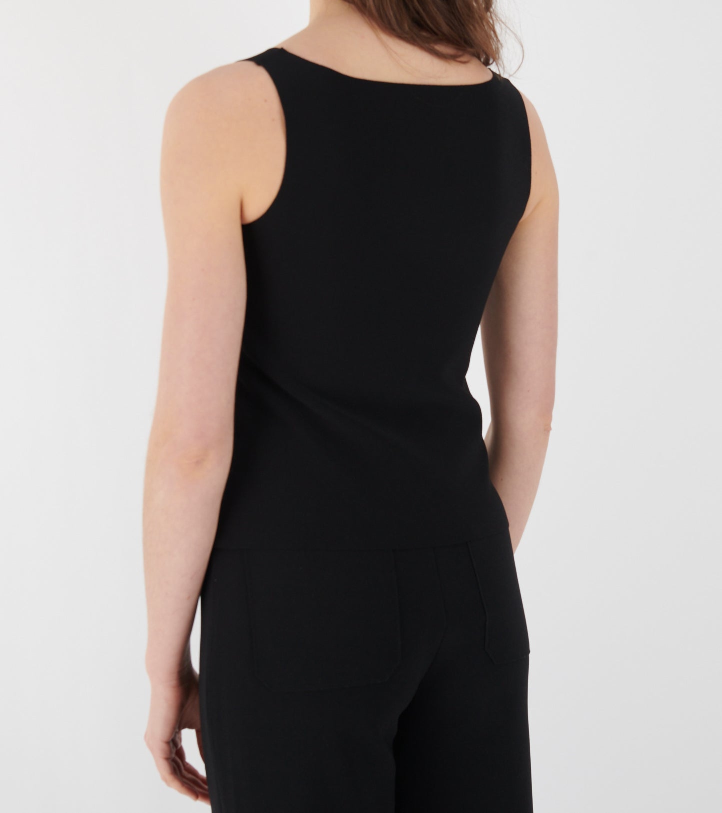 Lay2 Sleeve Top Black