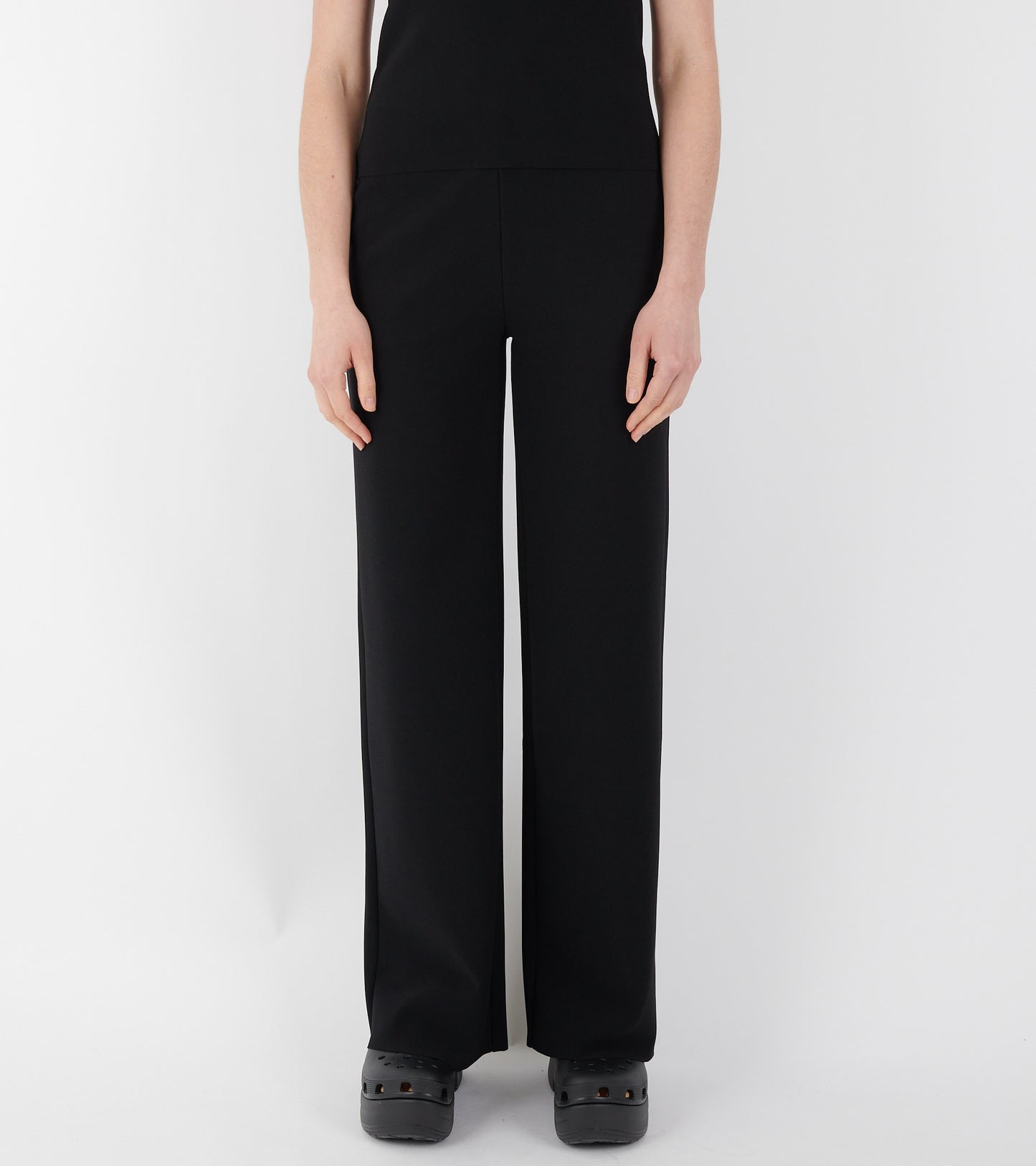 Lay2 Straight Trousers Black