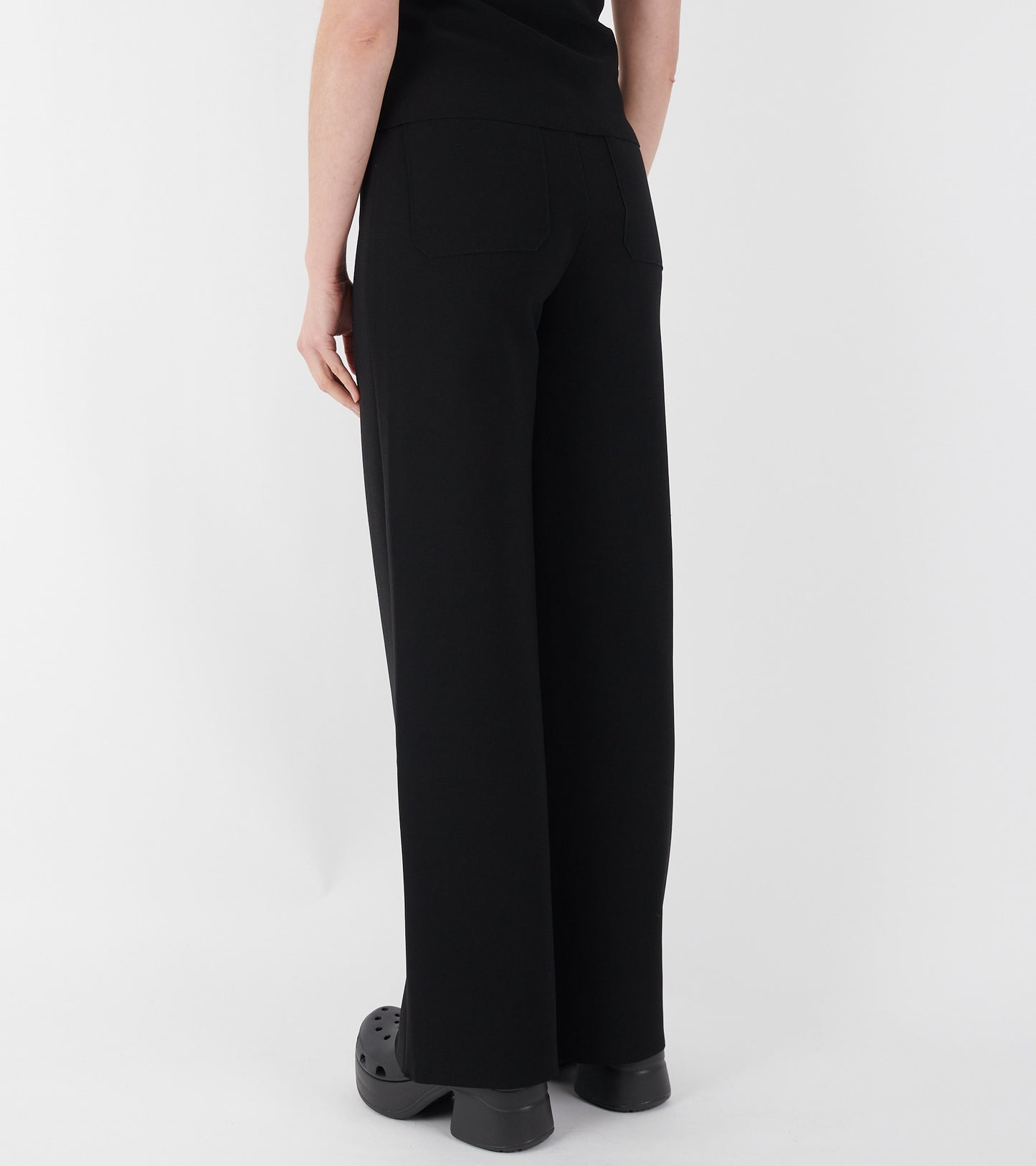 Lay2 Straight Trousers Black