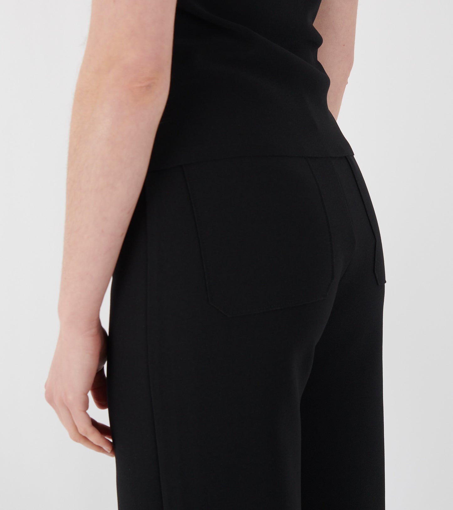 Lay2 Straight Trousers Black
