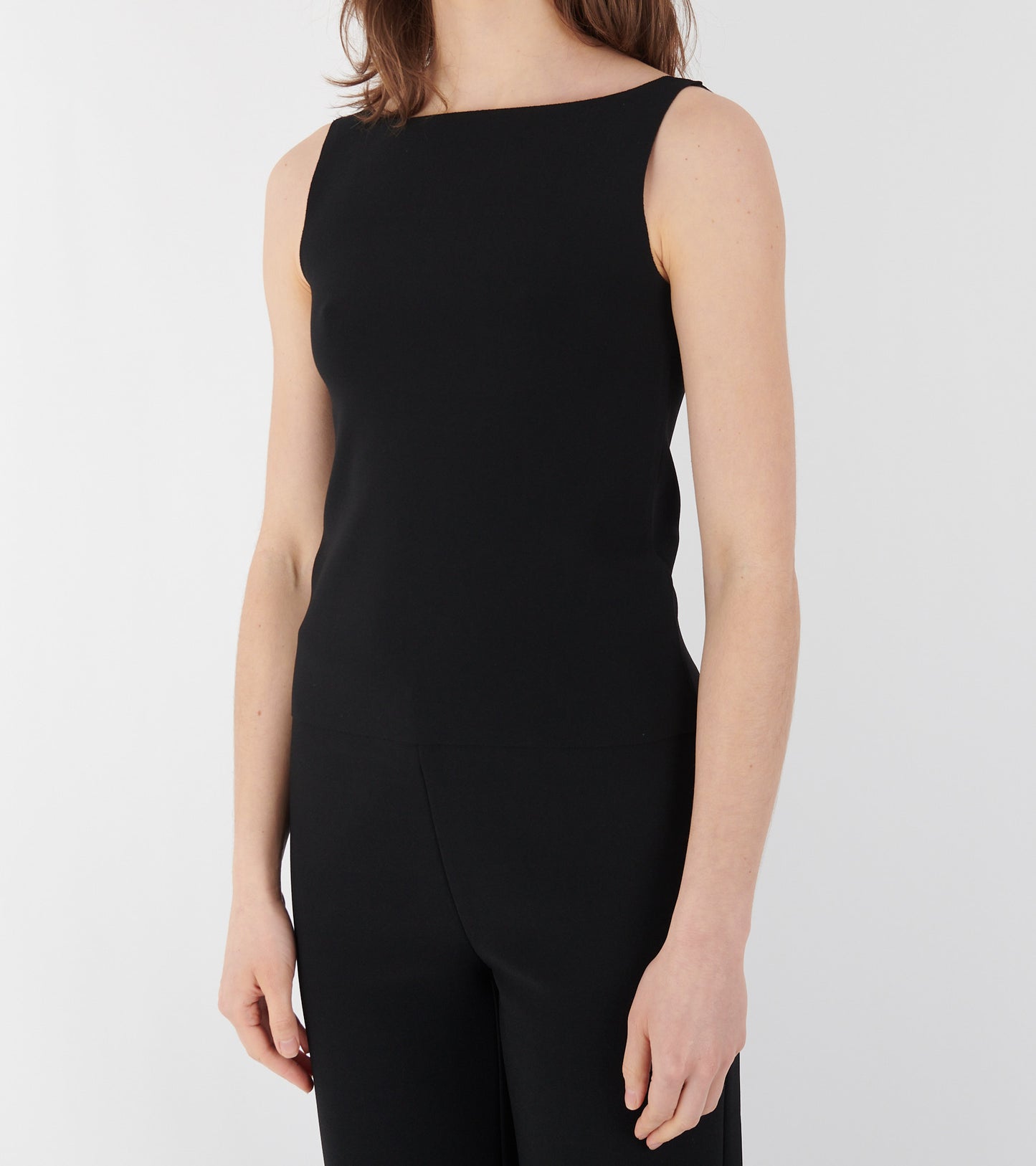 Lay2 Sleeve Top Black
