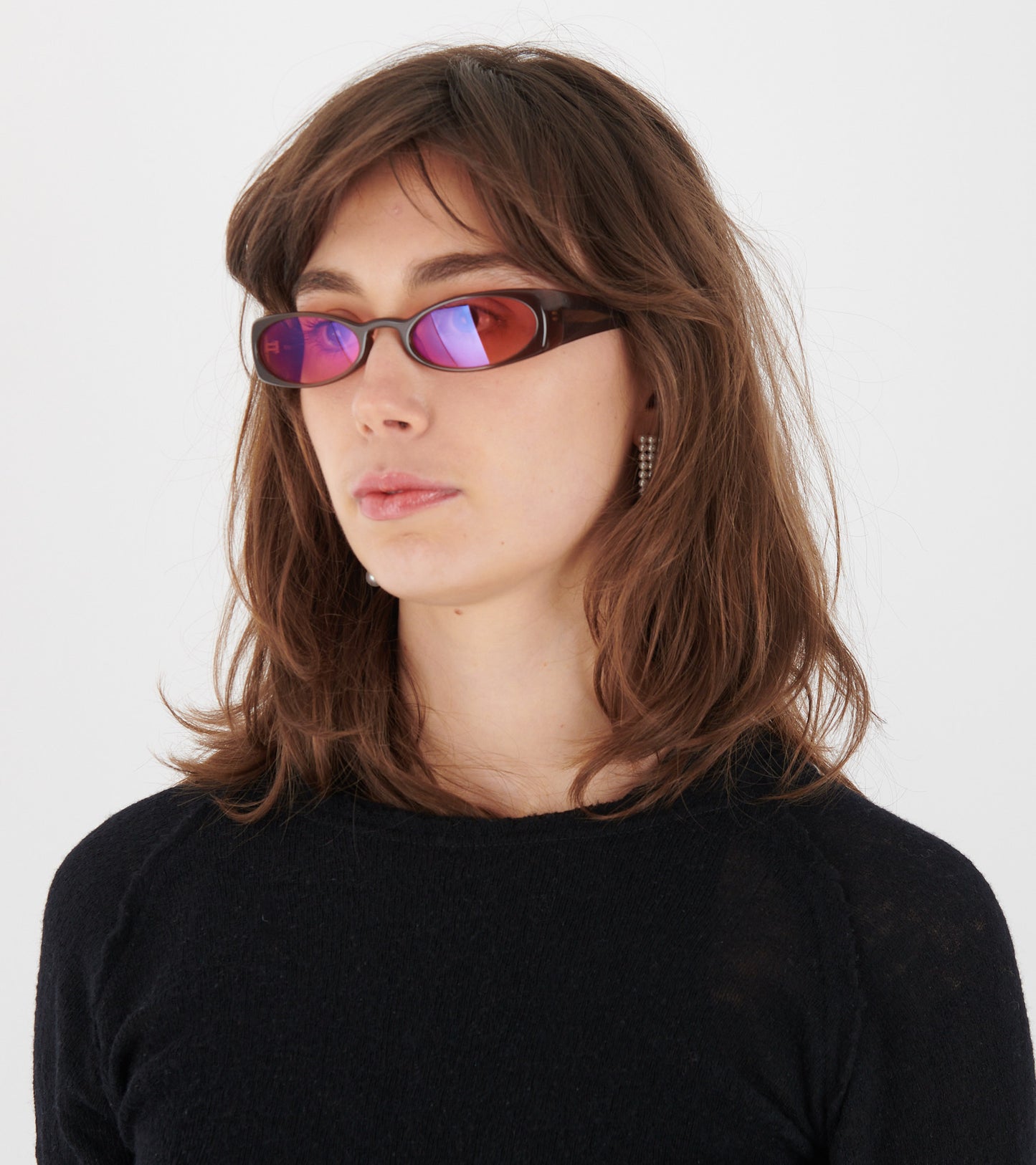 Megan Sunglasses Brown Red
