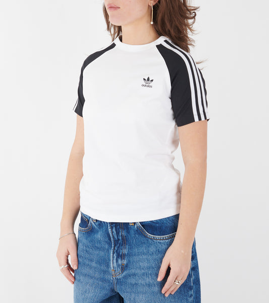 Slim Tee White/Black