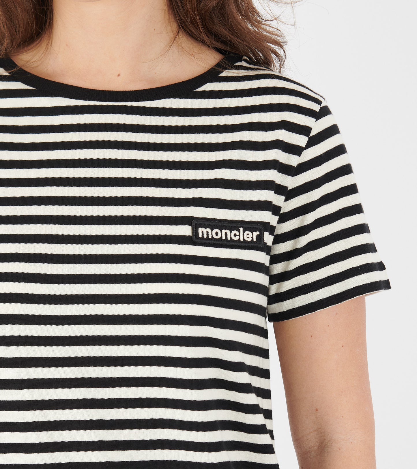Striped Logo T-shirt Black/White