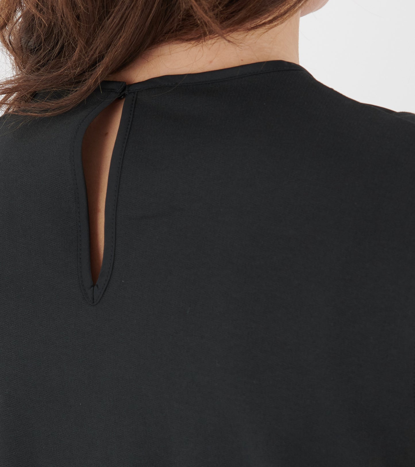 Cotton Midi Dress Black