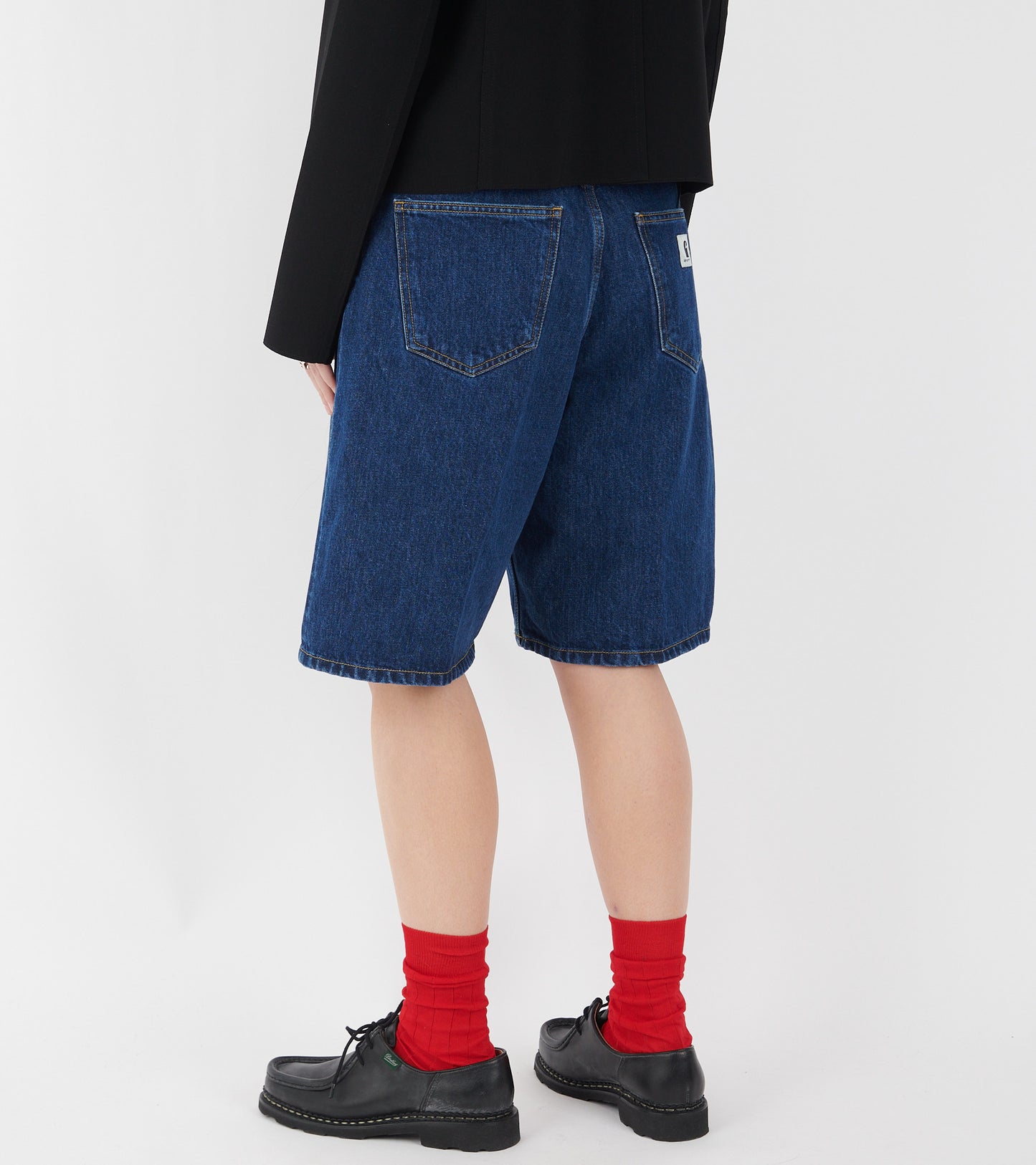 W Brandon Shorts Stone Washed Blue