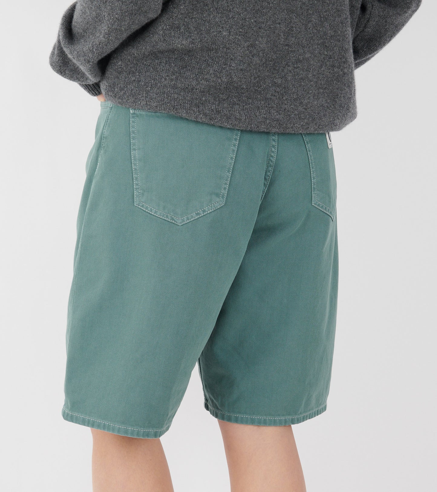 W Brandon Shorts Silver Pine Stone Dyed