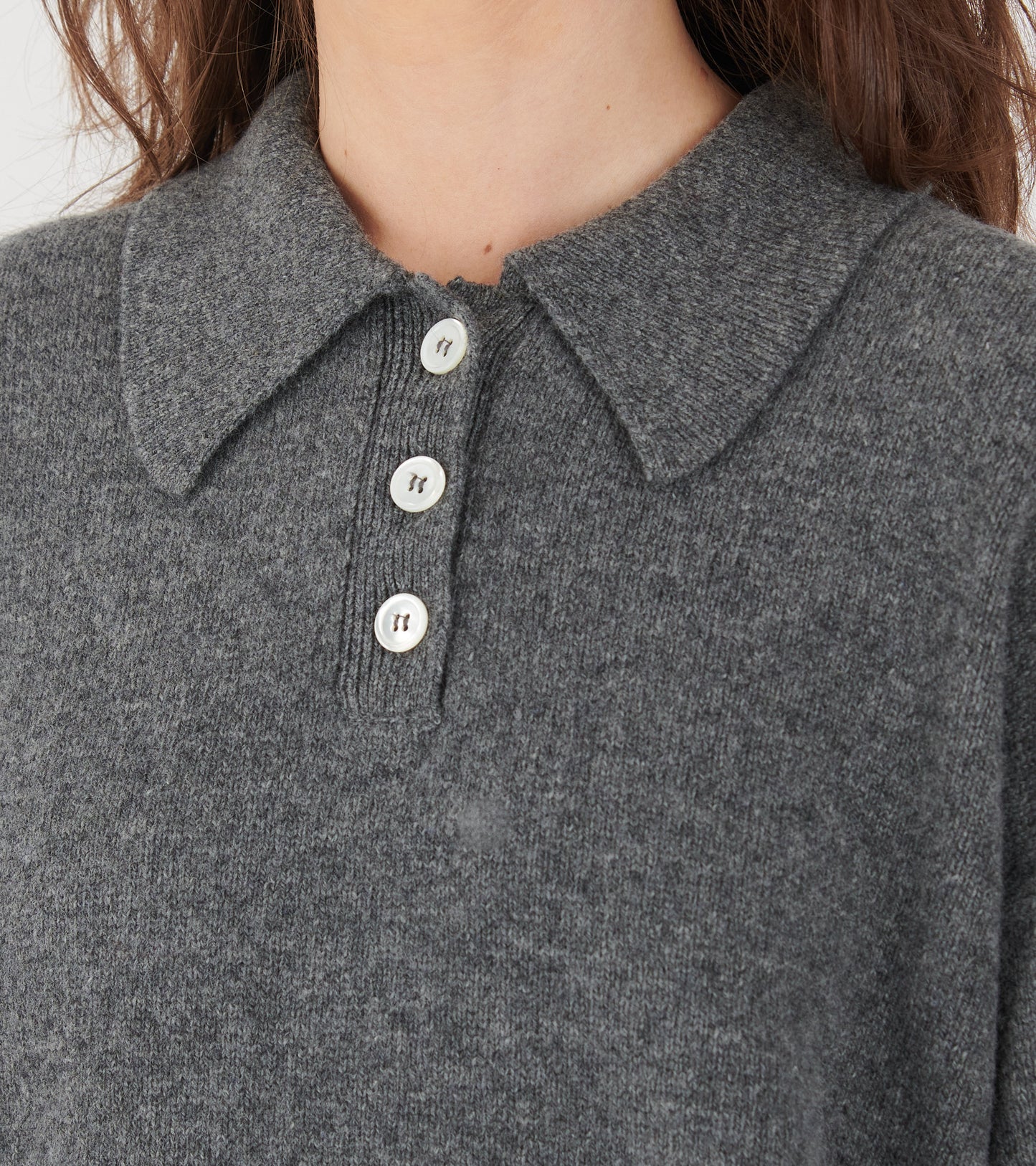 Edith Polo Shirt Derby Grey