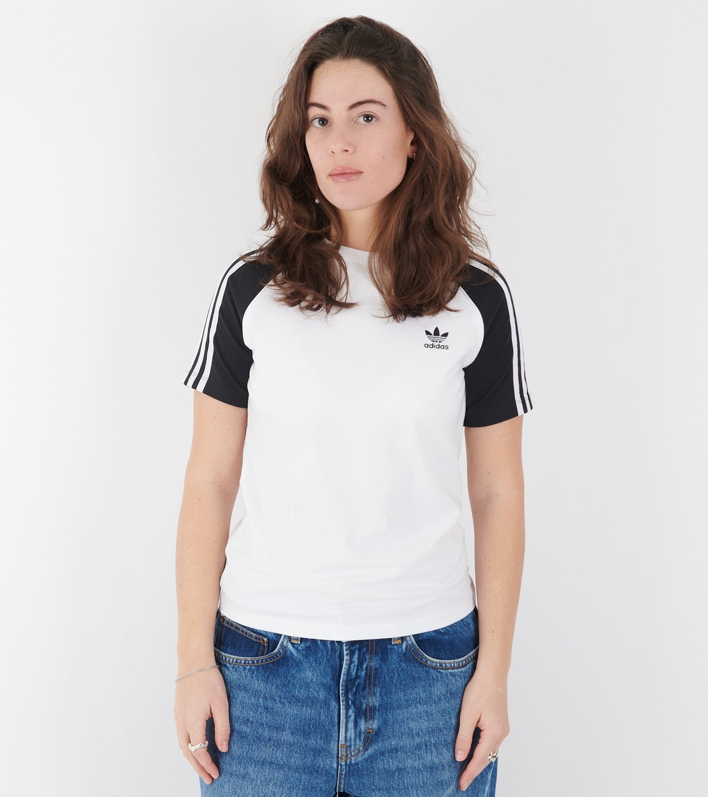Slim Tee White/Black