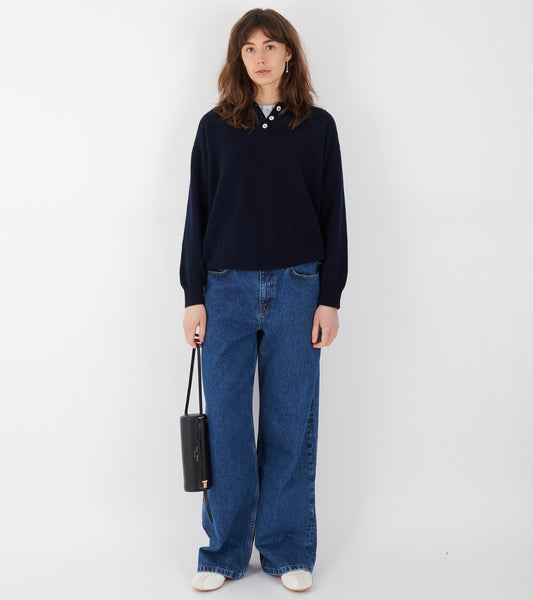 Edith Polo Shirt Navy