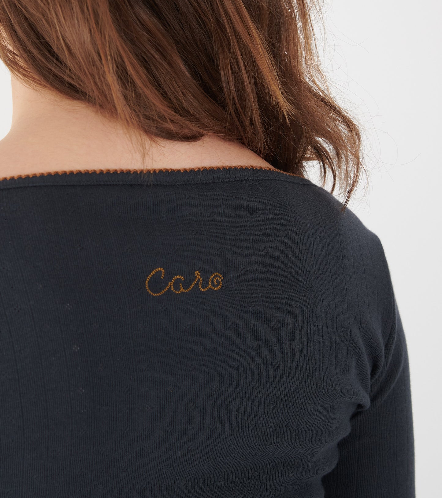 Caro Wrap Top Navy
