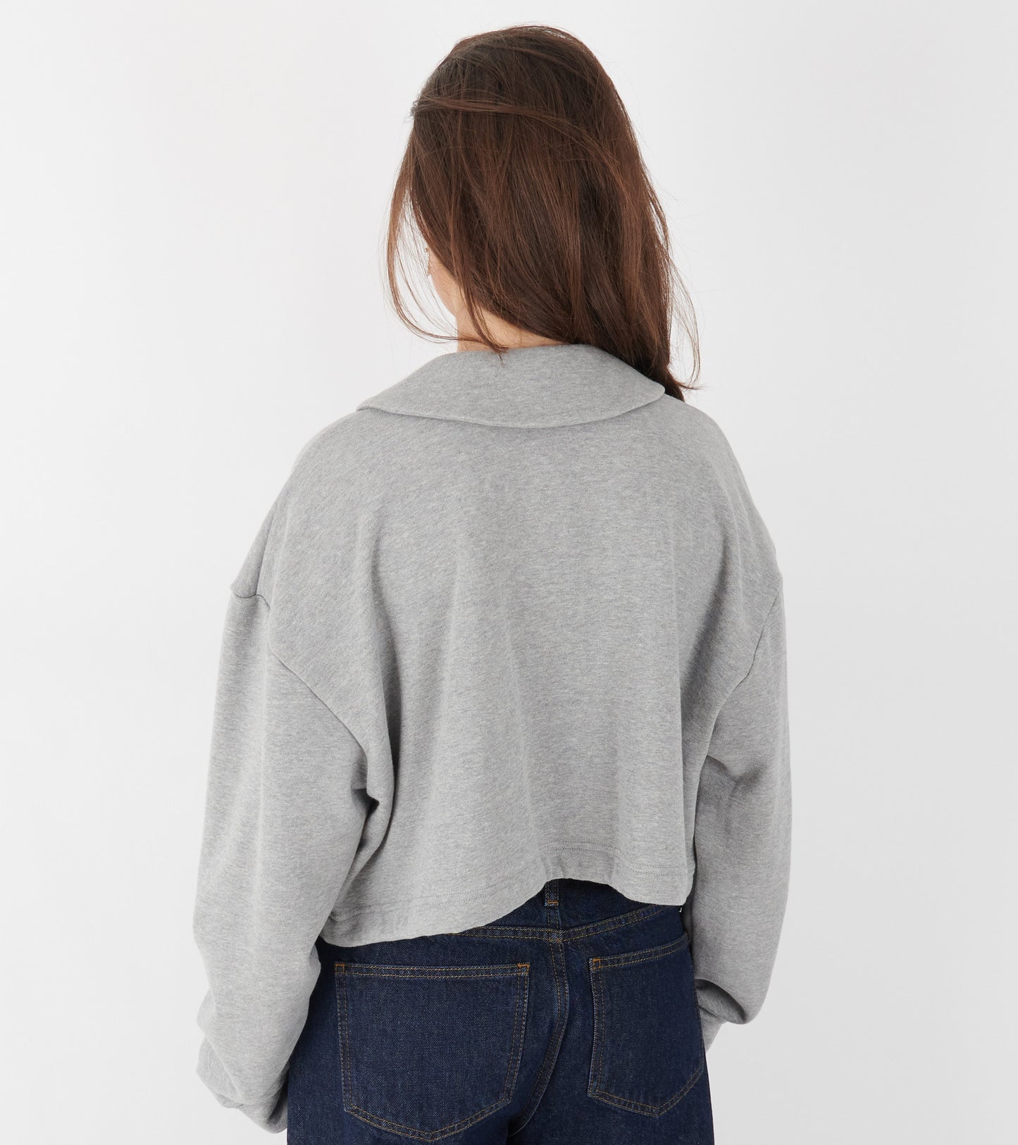 Cropped Sweat Grey
