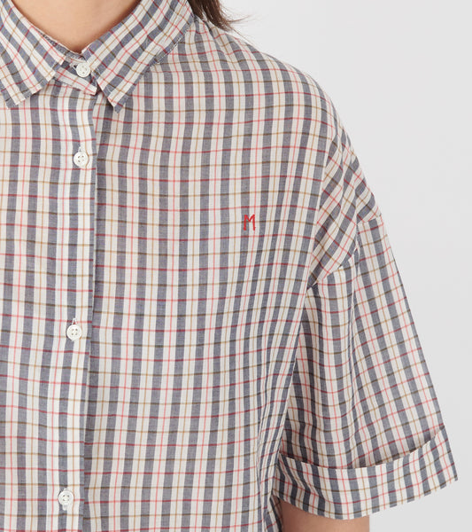 Edith Shirt No. 776 Merle Navy Blue