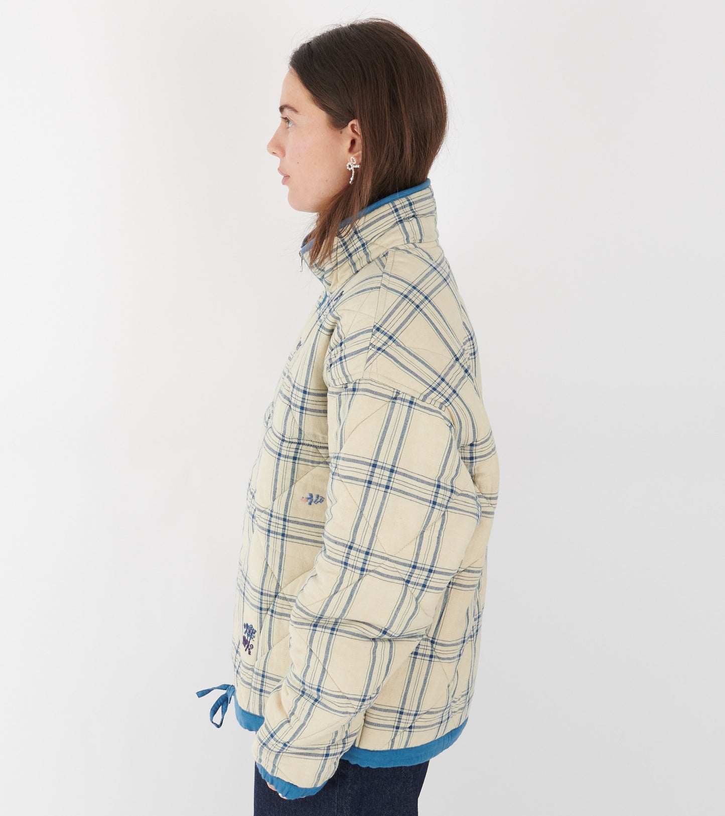 Mineral Pullover French Gingham Interrupted