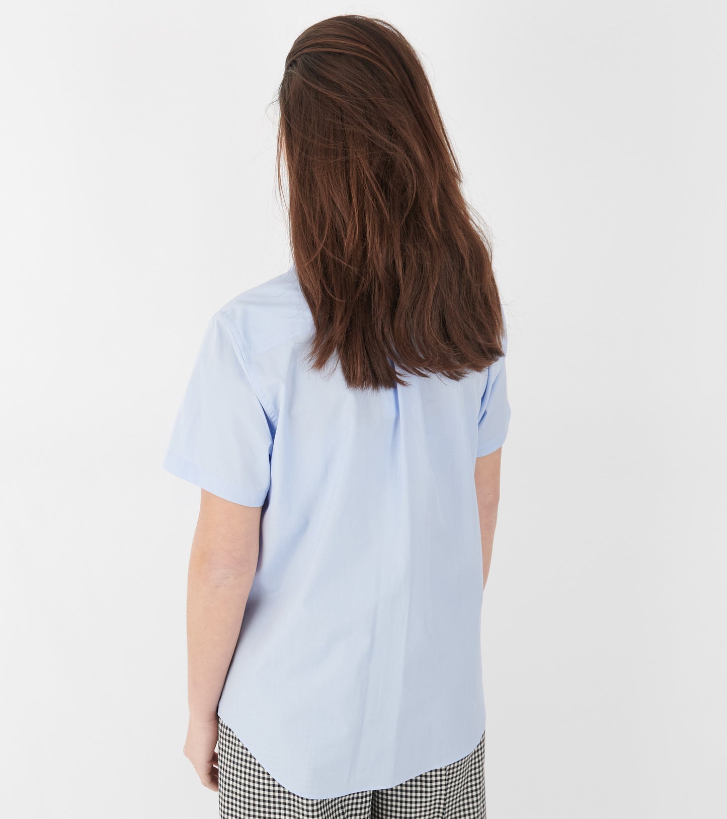 S/S Bow Shirt Light Blue