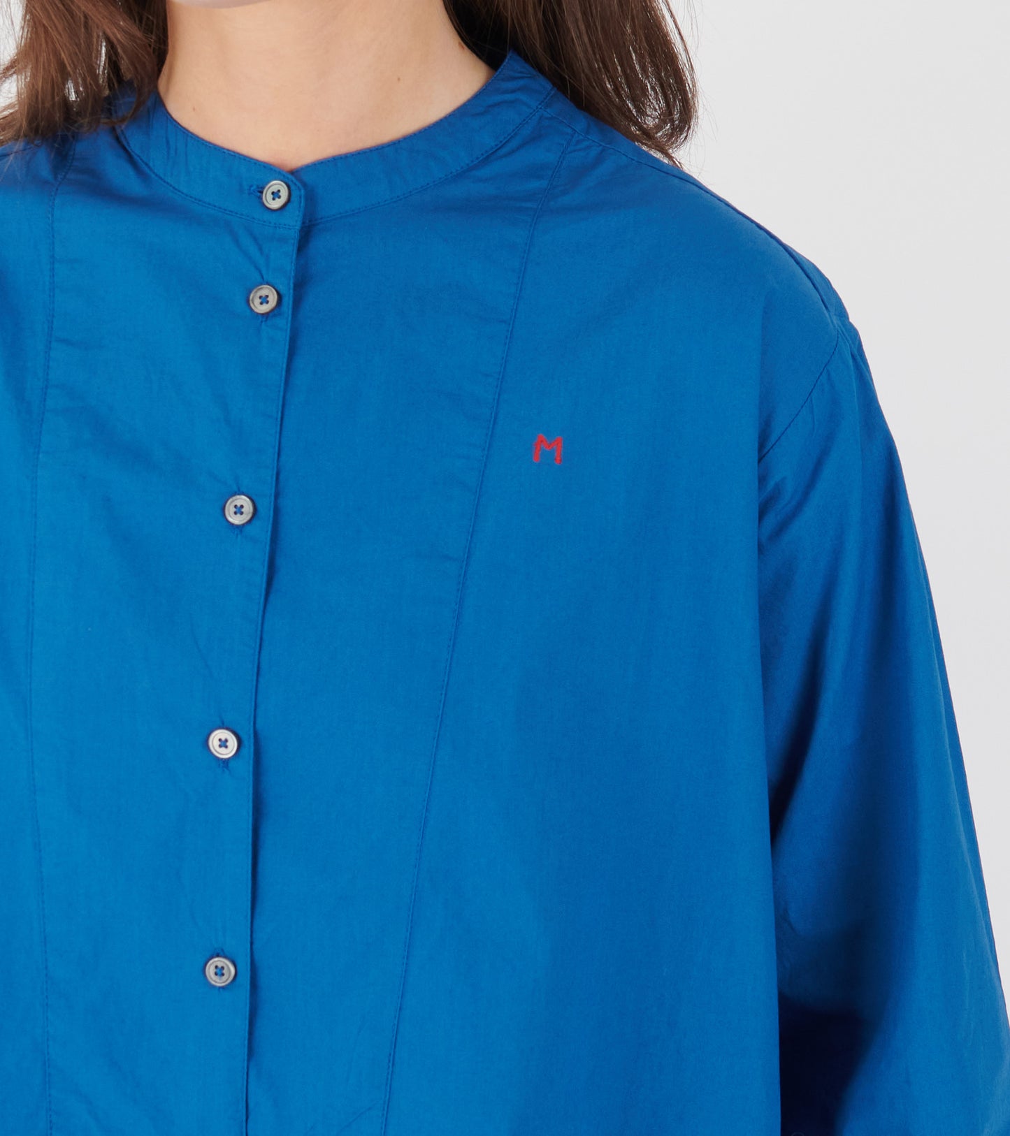 Colombe Shirt No. 778 Poplin Royal Blue