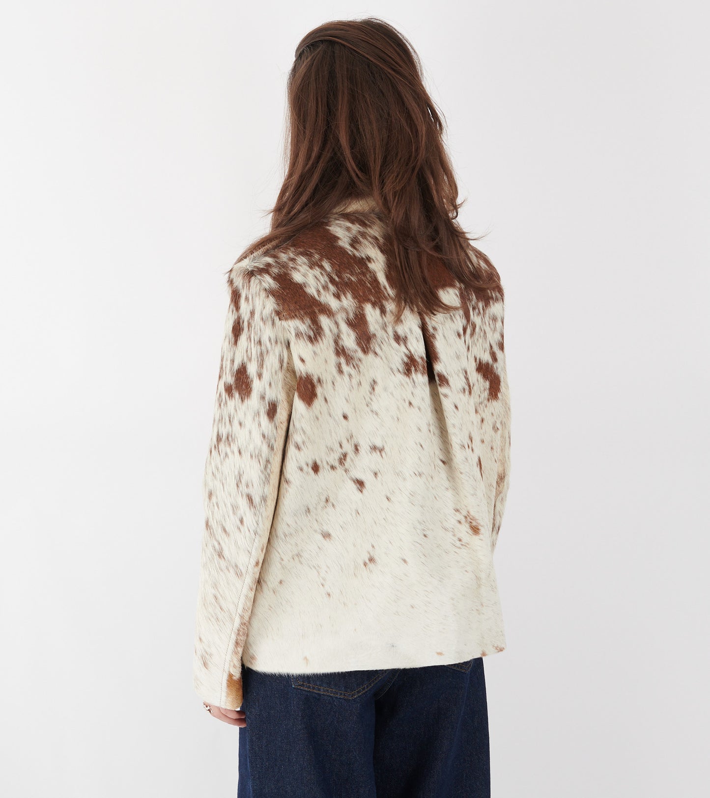 Leather Hair On Lillie Jacket Cow