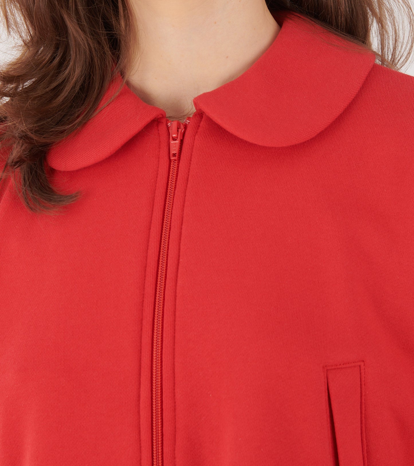 Cropped Sweat Red