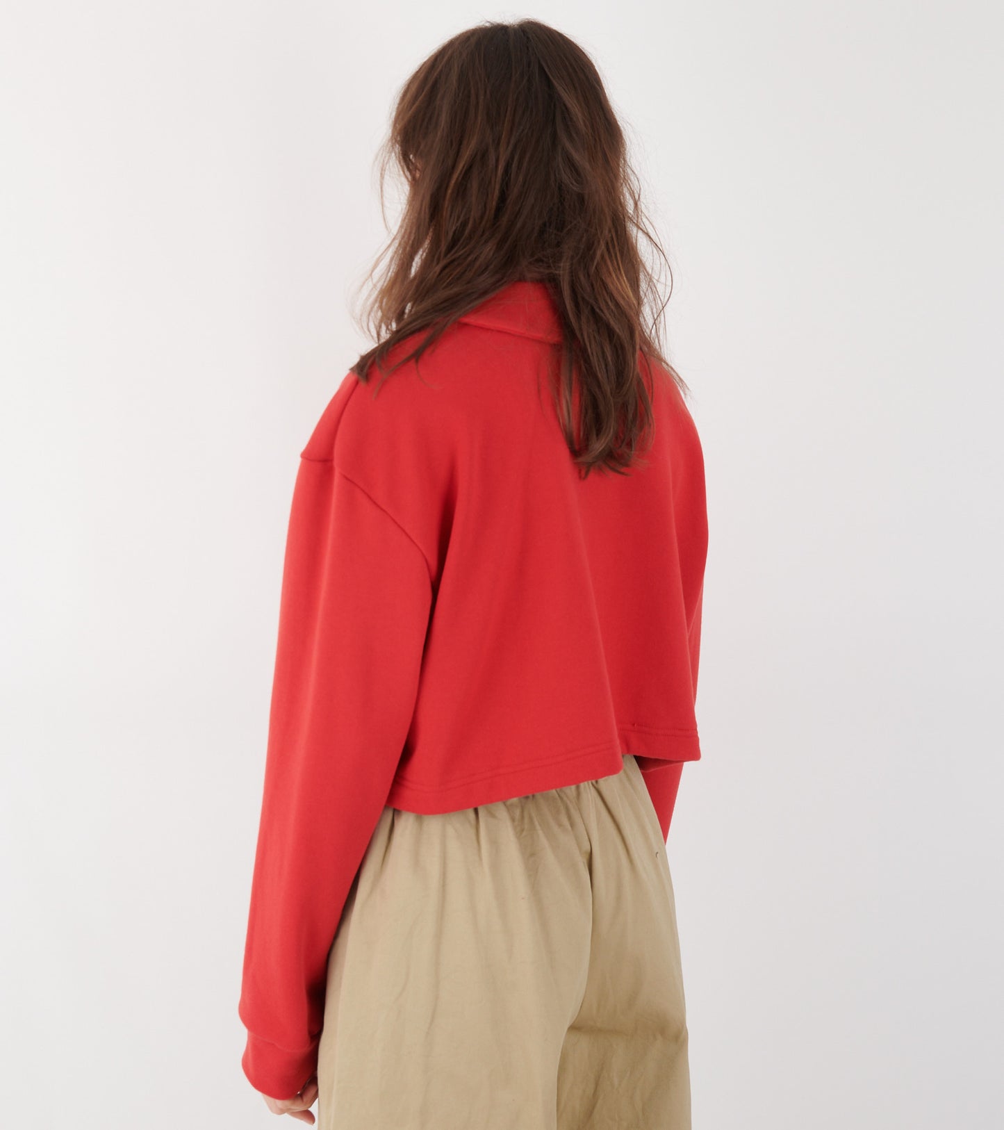 Cropped Sweat Red