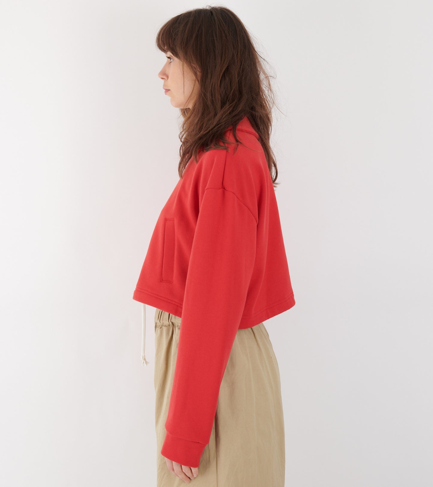Cropped Sweat Red