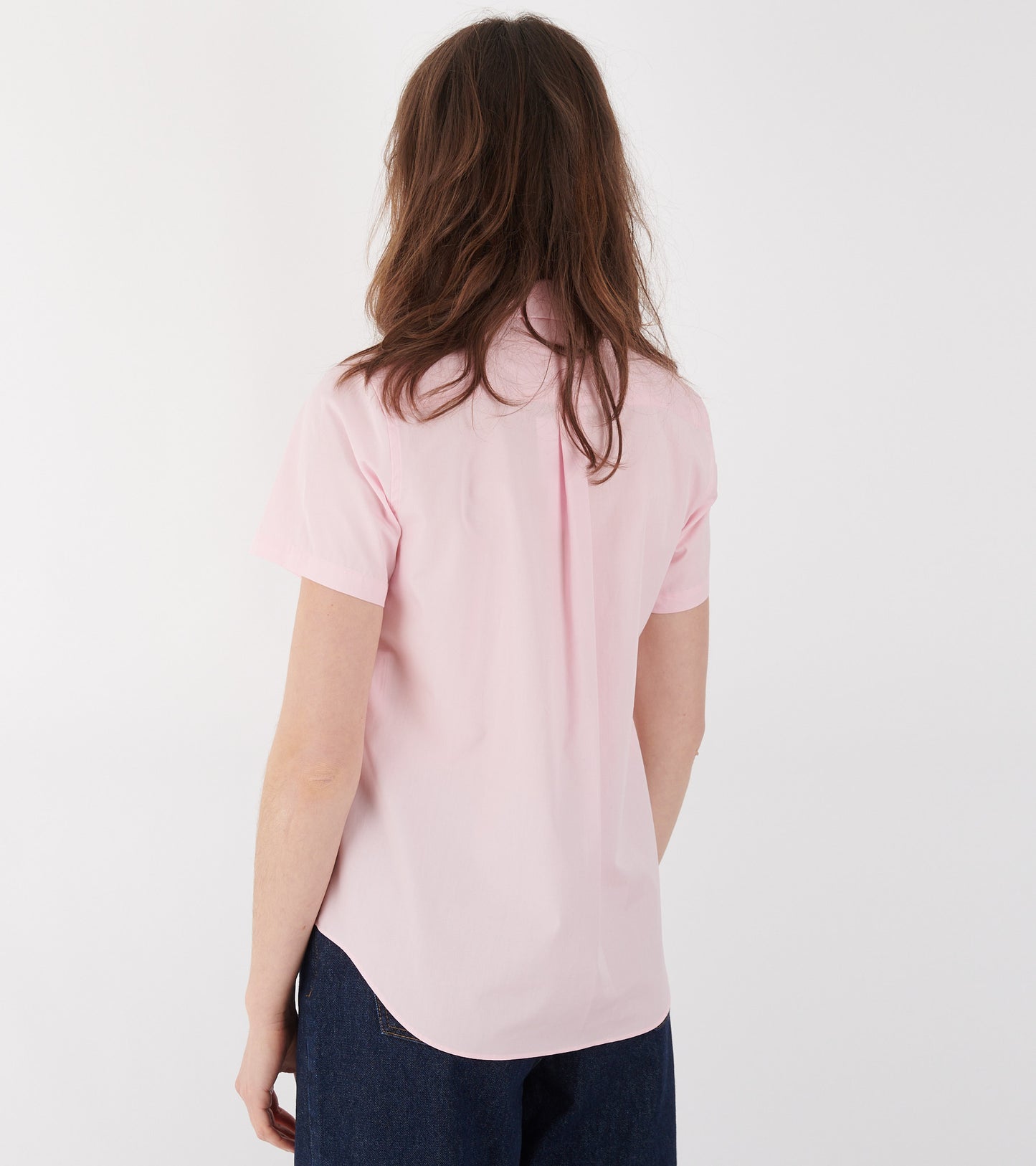 S/S Bow Shirt Light Pink