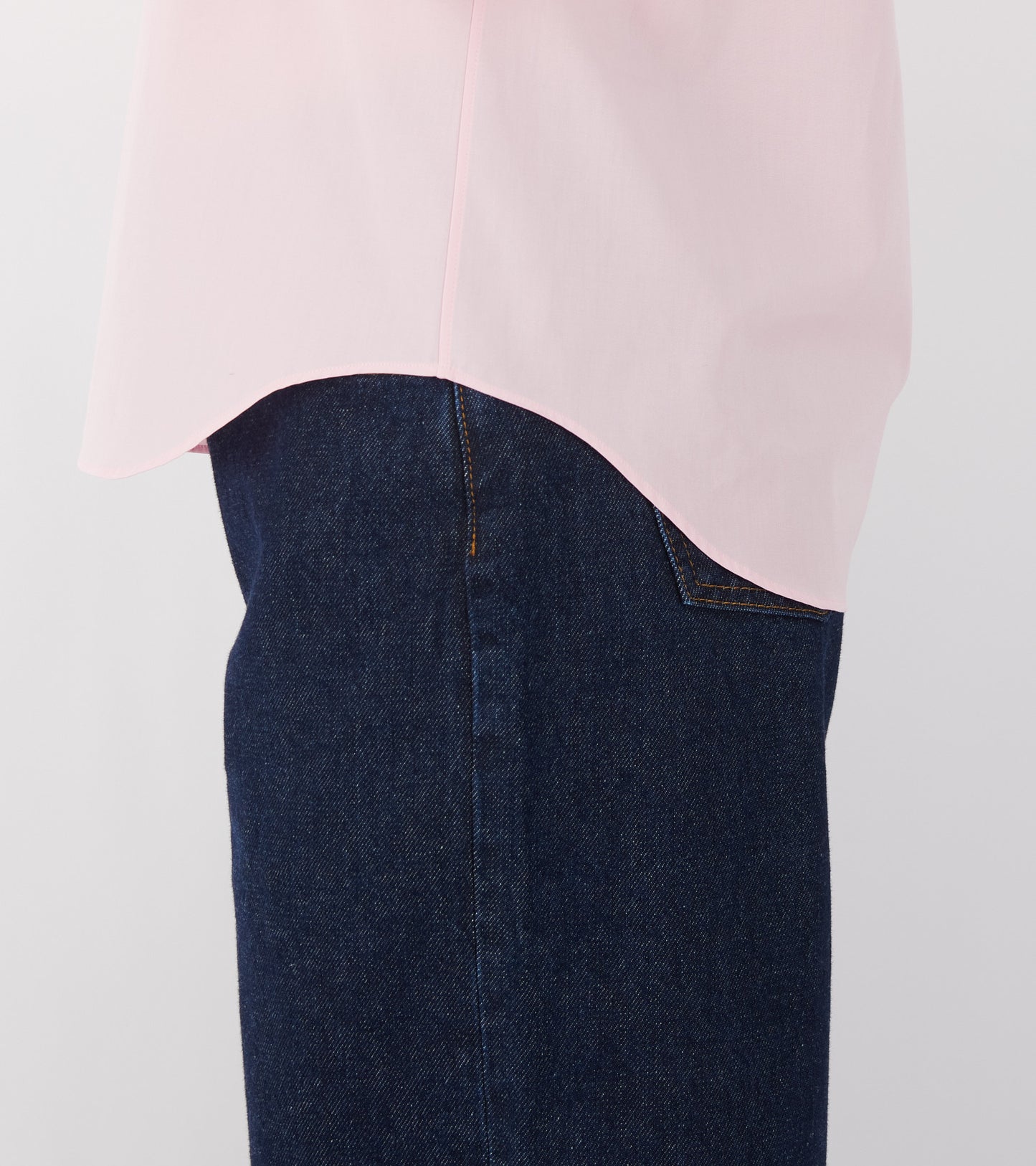 S/S Bow Shirt Light Pink