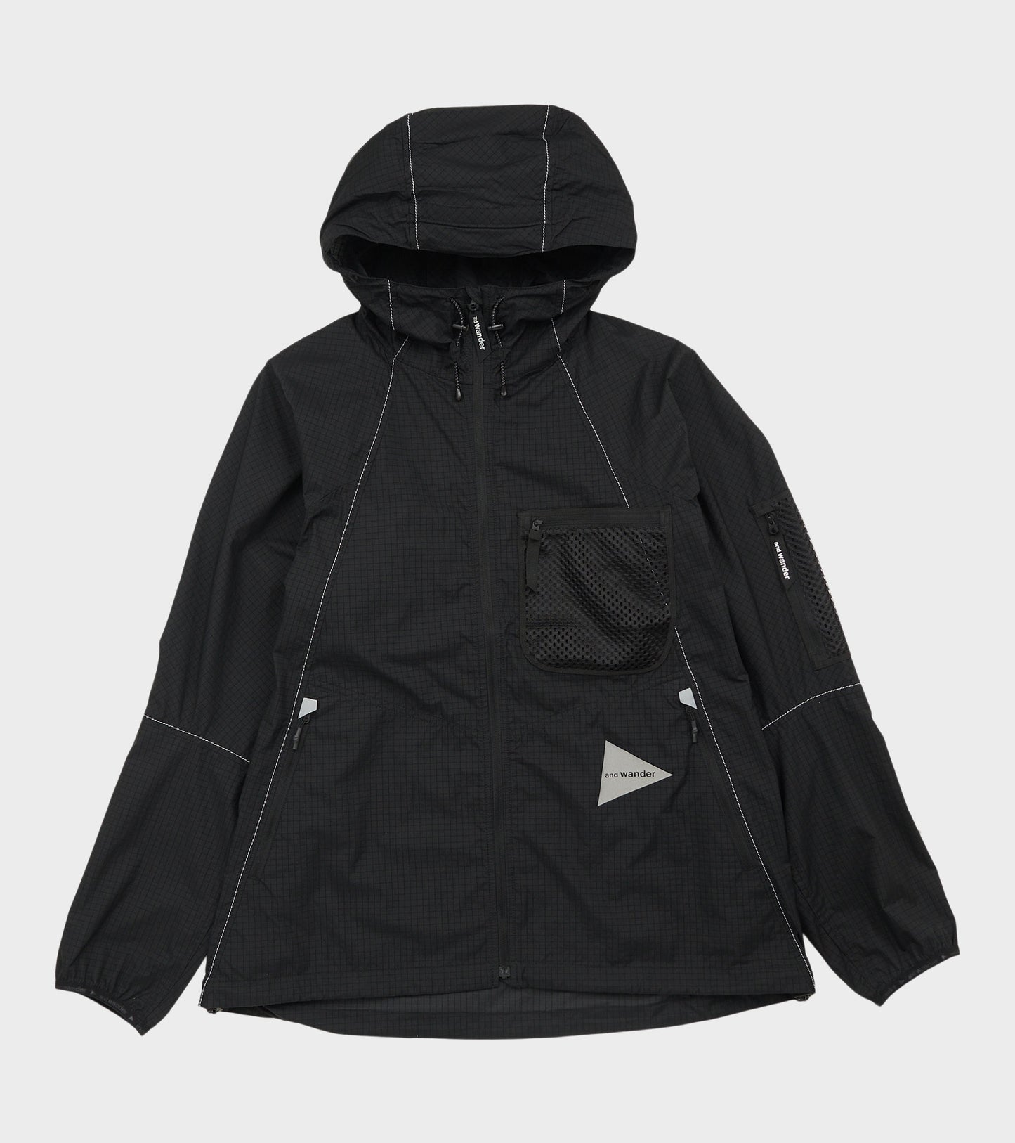 Breath Rip Hooded Jacket Black