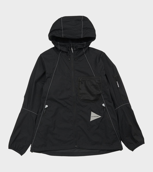 Breath Rip Hooded Jacket Black
