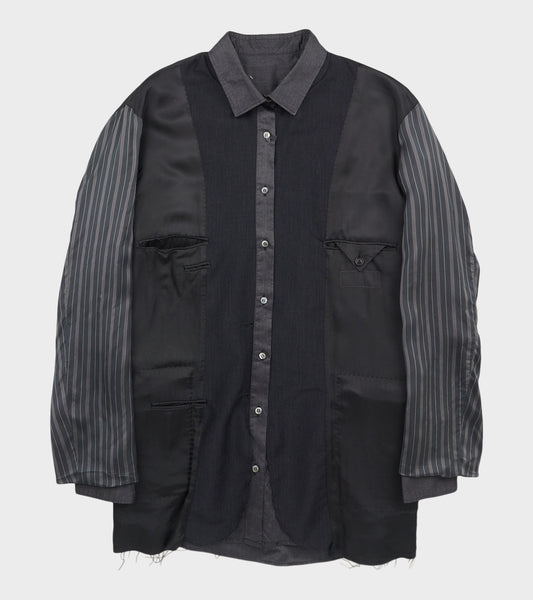 Reversible Overshirt Dark Grey