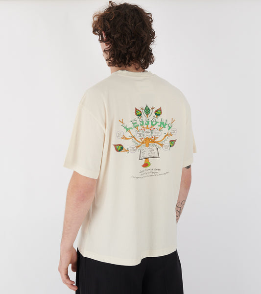 Grateful Tee S/S Ecru Lesson