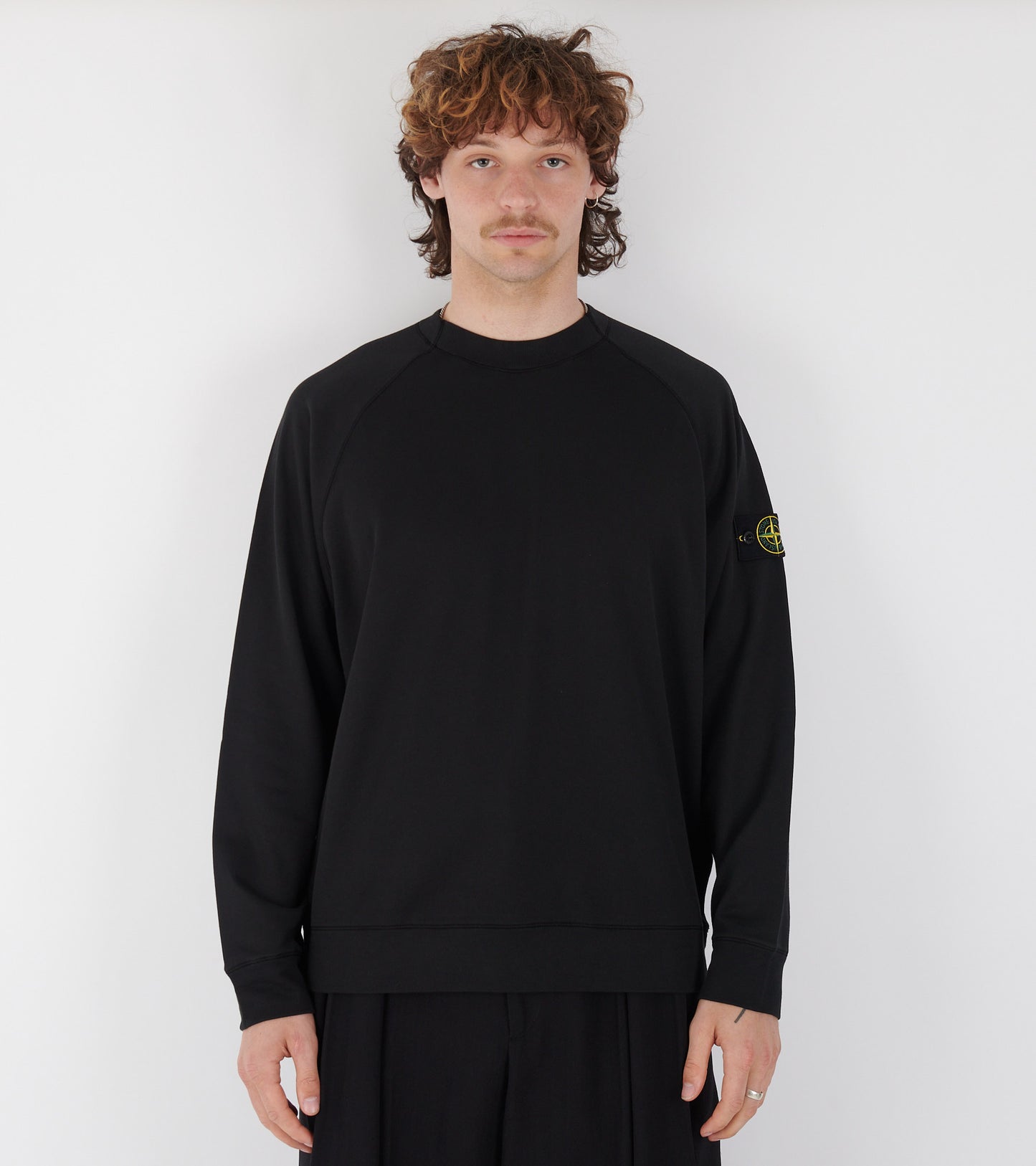 Lightweight Stretch Sweatshirt Black
