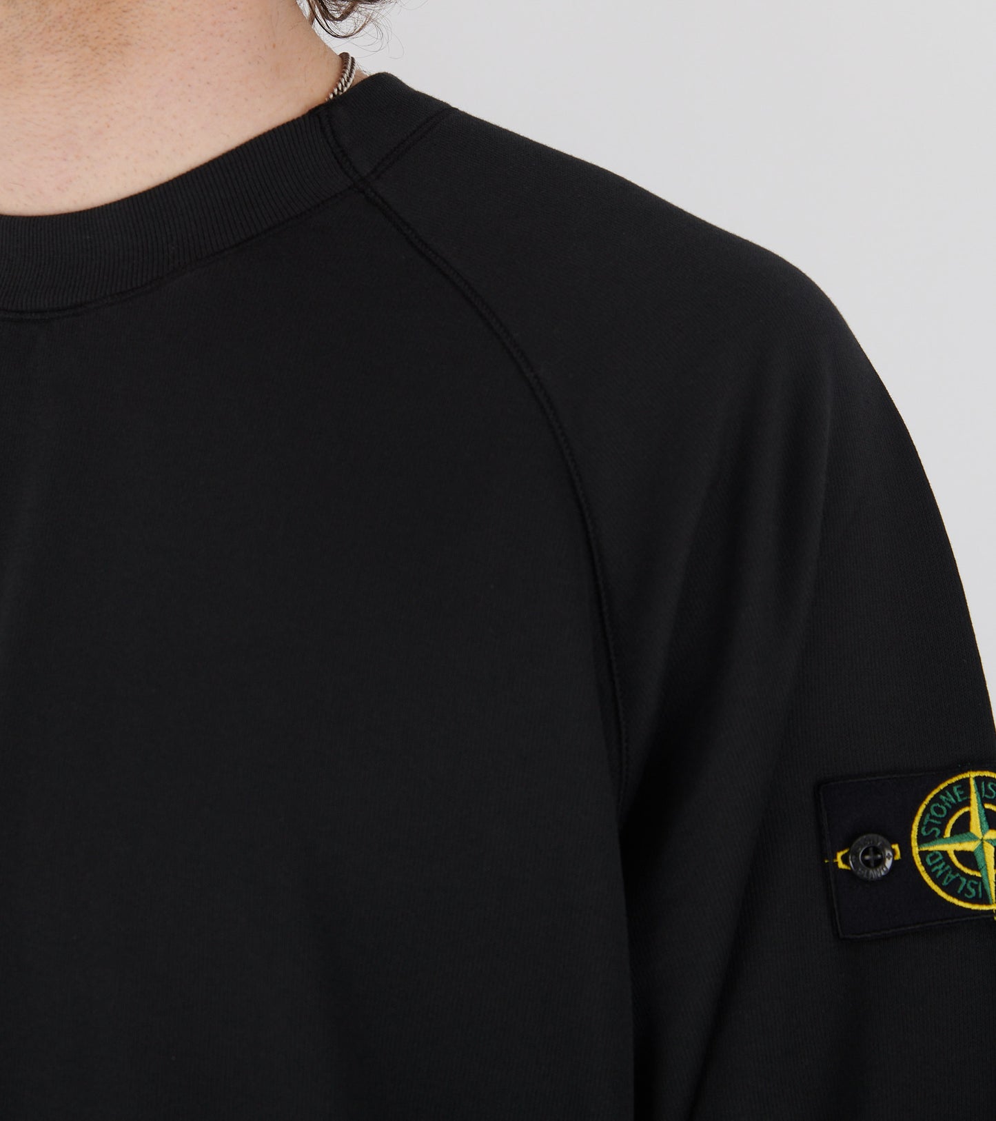 Lightweight Stretch Sweatshirt Black