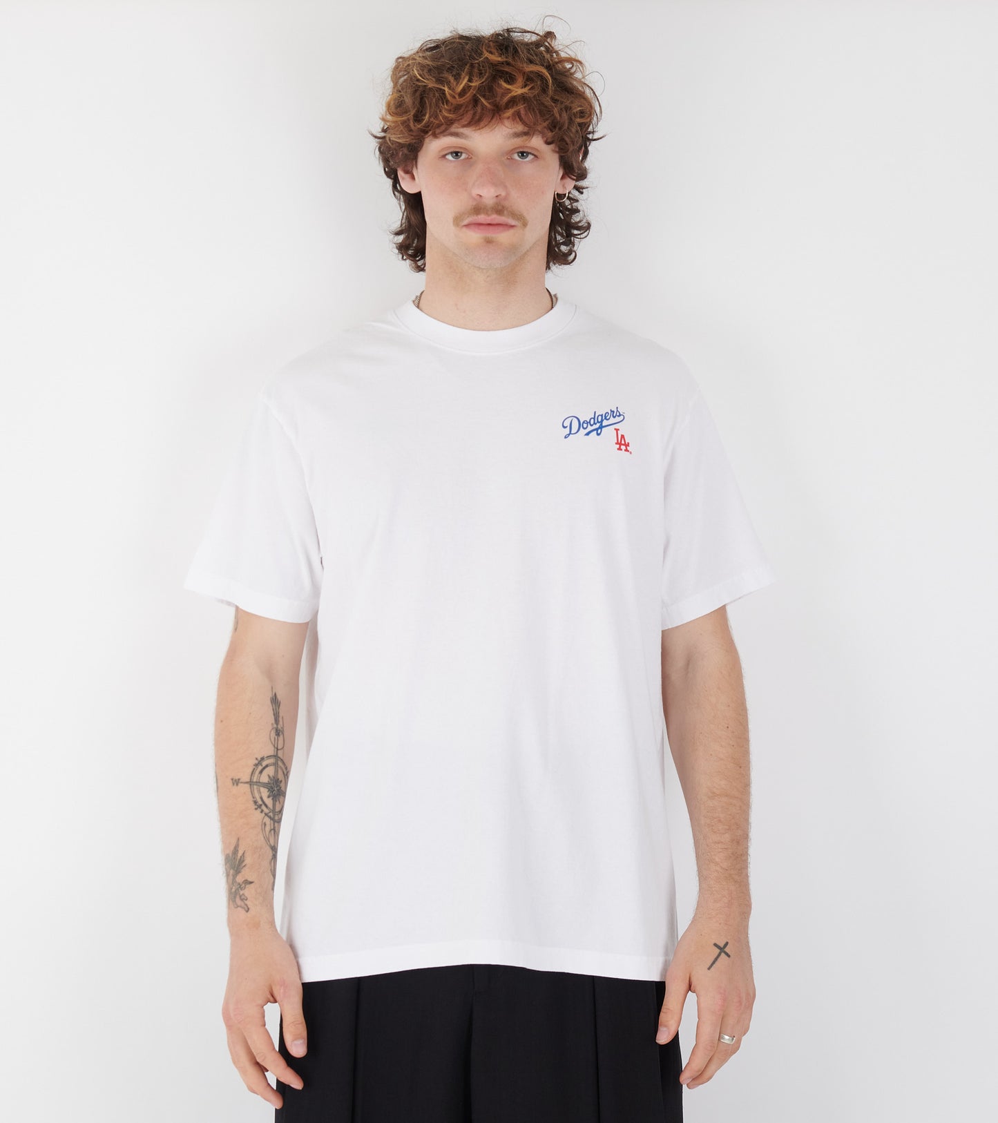 Dodgers Serif T-shirt White/Team Blue