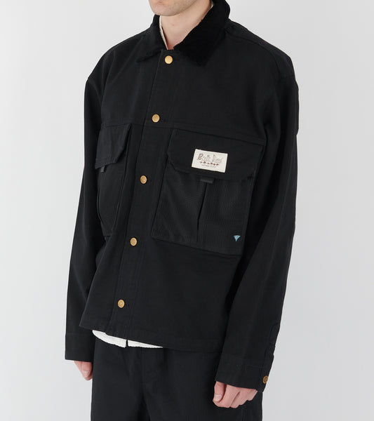 Cropped Chore Jacket Black