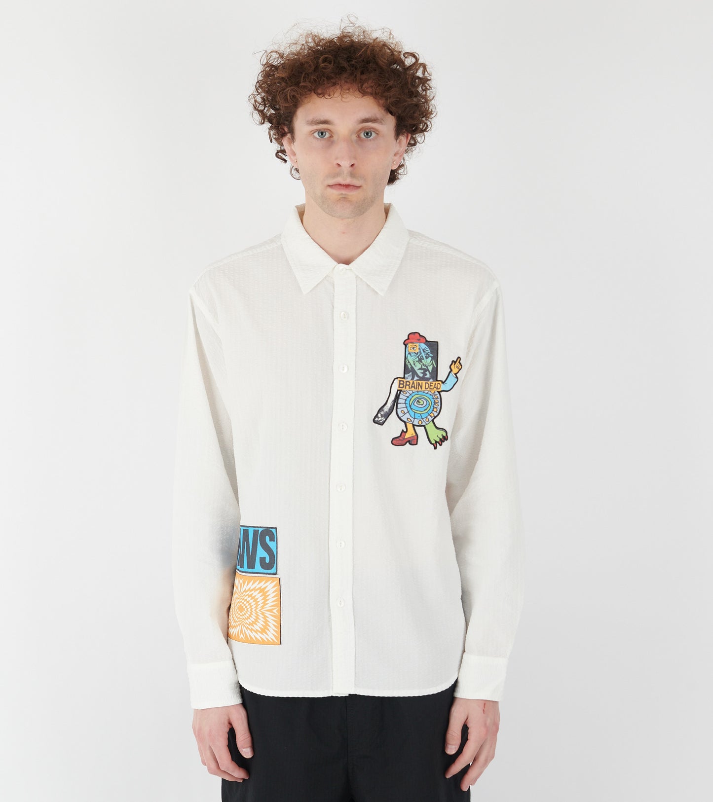 Truth Now Seersucker Shirt White