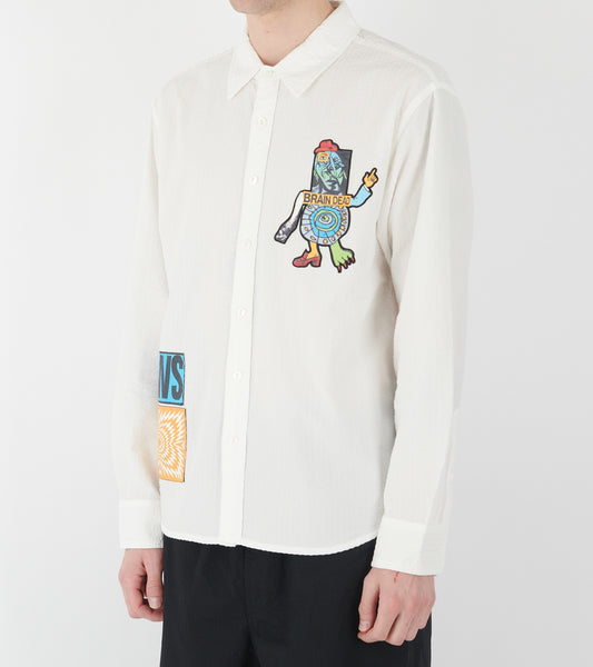 Truth Now Seersucker Shirt White